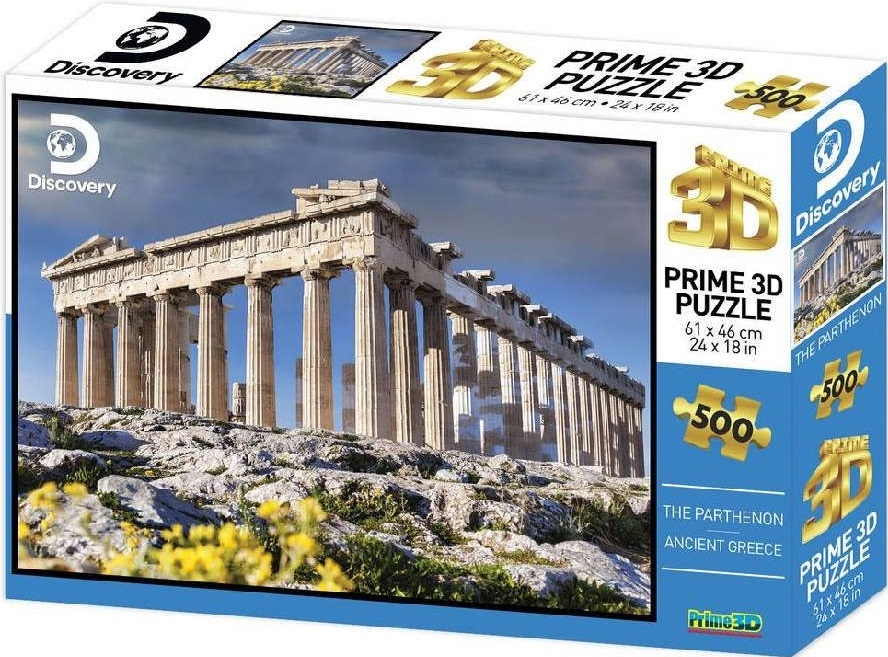 ΠΑΖΛ 500 ΤΕΜ. 3D - DISCOVERY THE PARTHENON - ANCIENT GREECE - Βιβλιοπωλεία  Εκδόσεις Μαλλιάρης Παιδεία, , 670889100551, 670889100551