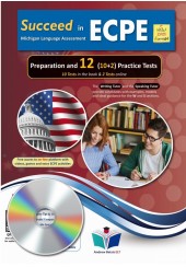 SUCCEED IN MICHIGAN ECPE 12 PRACTICE TESTS 2021 FORMAT (AUDIO CD MP3)