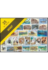 ΓΡΑΜΜΑΤΟΣΗΜΑ WWF 25 DIFFERENT STAMPS