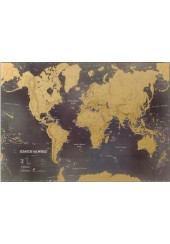 SCRATCH MAP THE WORLD BLACK EDITION
