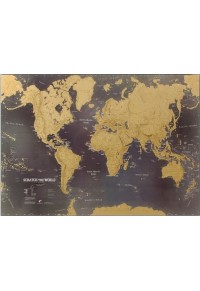 SCRATCH MAP THE WORLD BLACK EDITION  9781912203932