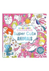 SUPER CUTE ANIMALS - KALEIDOSCOPE COLOURING BOOK