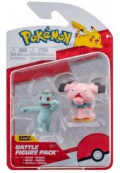 ΣΕΤ 2 ΦΙΓΟΥΡΕΣ POKEMON BATTLE FIGURE 5 ΕΚΑΤΟΣΤΑ - MACHOP AND SNUBBULL