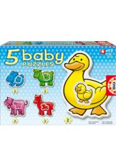 BABY PUZZLES EDUCA ΚΟΥΤΙ ΜΕ 5 ΠΑΖΛ