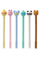 ERASABLE PEN - CUTE ANIMAL TOPPER - 6 ΣΧΕΔΙΑ