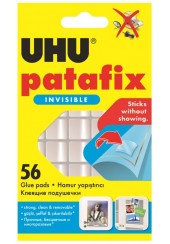 UHU PATAFIX INVISIBLE 56 ΑΥΤΟΚΟΛΛΗΤΑ ΔΙΠΛΗΣ ΟΨΕΩΣ