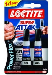 ΚΟΛΛΑ SUPER ATTAK GEL 3ΓΡ. 1+1 FLEX ΔΥΝΑΤΗ ΚΑΙ ΕΛΑΣΤΙΚΗ