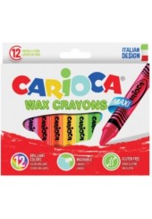 ΚΗΡΟΜΠΟΓΙΕΣ 12mm CARIOCA WAX MAXI 12 ΤΕΜΑΧΙΑ