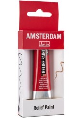 ΠΕΡΙΓΡΑΜΜΑ 20ml RELIEF PAINT AMSTERDAM - DEEP RED