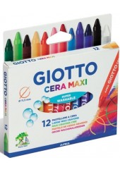 ΚΗΡΟΜΠΟΓΙΕΣ GIOTTO CERA MAXI ΣΕΤ 12 ΧΡΩΜΑΤΩΝ