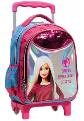 ΤΣΑΝΤΑ TROLLEY ΝΗΠΙΑΓΩΓΕΙΟΥ BARBIE DENIM FASHION