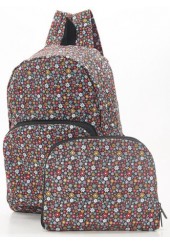 ΤΣΑΝΤΑ ΠΟΥ ΞΕΔΙΠΛΩΝΕΙ ΣΕ BACKPACK BLACK DITSY FLOWERS