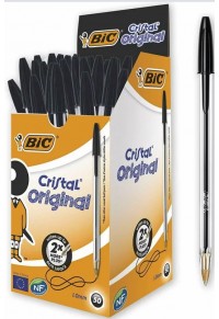 ΣΤΥΛΟ ΜΑΥΡΟ CRISTAL BIC ΚΟΥΤΙ 40+10  3086123671362