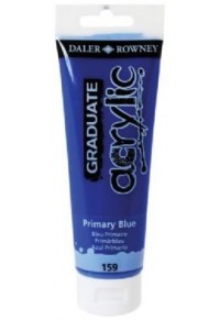 ΧΡΩΜΑ GRADUATE ACRYLIC 120ml PRIMARY BLUE  5011386062693